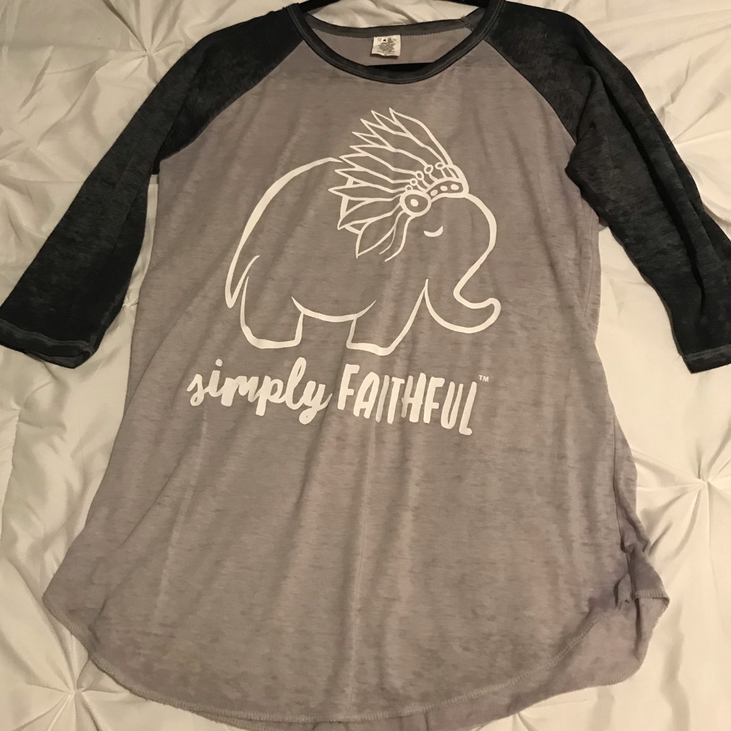 Simply Faithful 3/4 Sleeve T Shirt